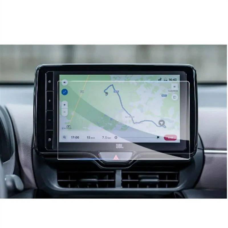 Youmero Kompatibel Mit Toyota Für Yaris Für Cross 2021 2022 9-Zoll-Auto-GPS-Navigations-LCD-Bildschirm Displayschutzfolie Aus Gehärtetem Glas GPS Navigation Schutzfolie von Youmero