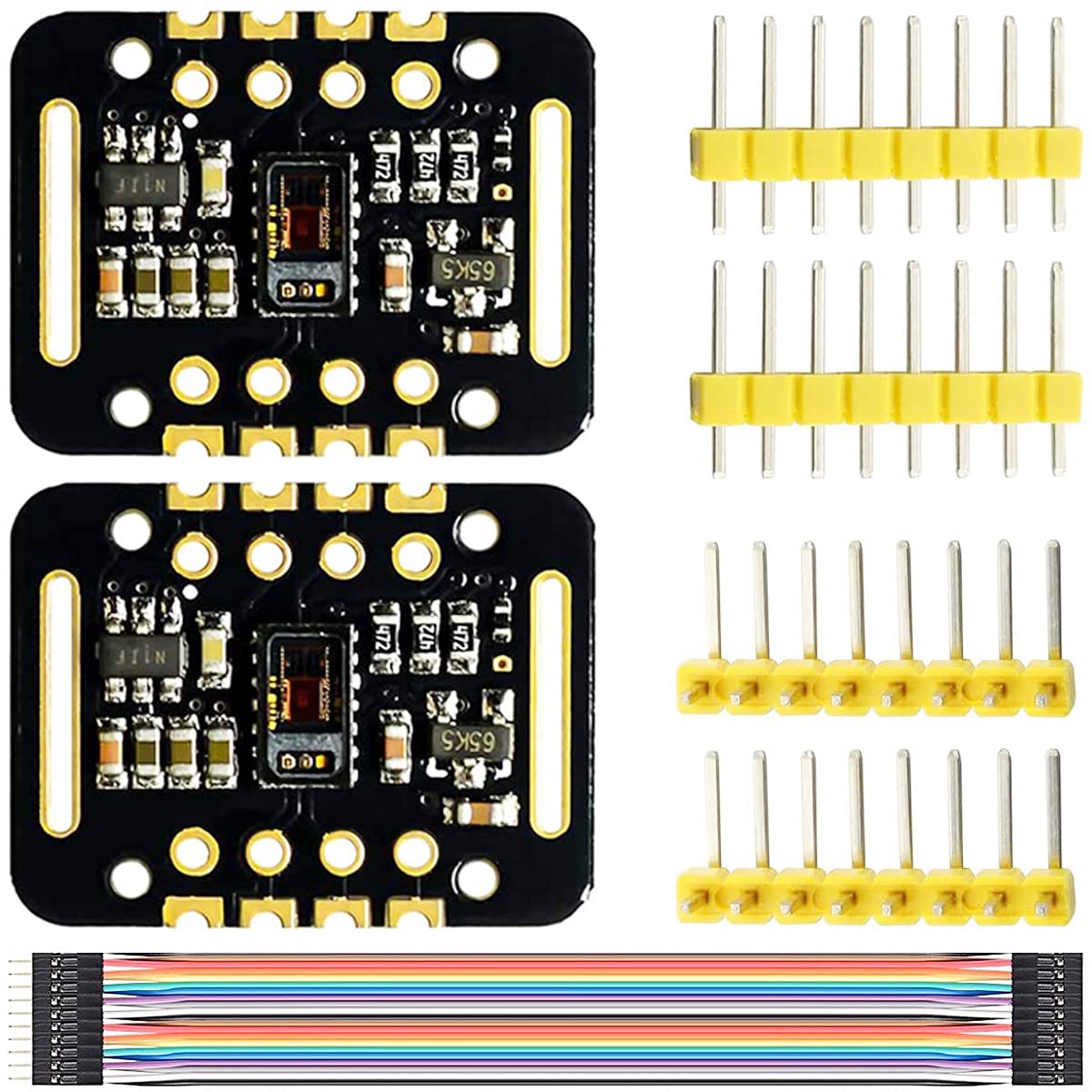 Youmile 2 Stück Herzfrequenz-Sensormodul, MAX30102 der Blutsauerstoffkonzentration Kompatibel mit DuPont Kabelstiftleiste von Youmile