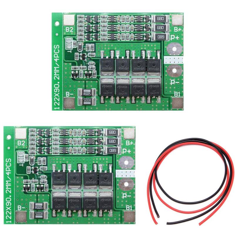 Youmile 2PACK PCB-Schutzplatine 25A 3S 11,1 V 12,6 V Li-Ion 18650 Lithium-Batterie-Ladegerät PCB BMS-Schutzplatine Lipo Cell-Modul mit Ausgleichsladung für den aktuellen Bohrmotor von Youmile