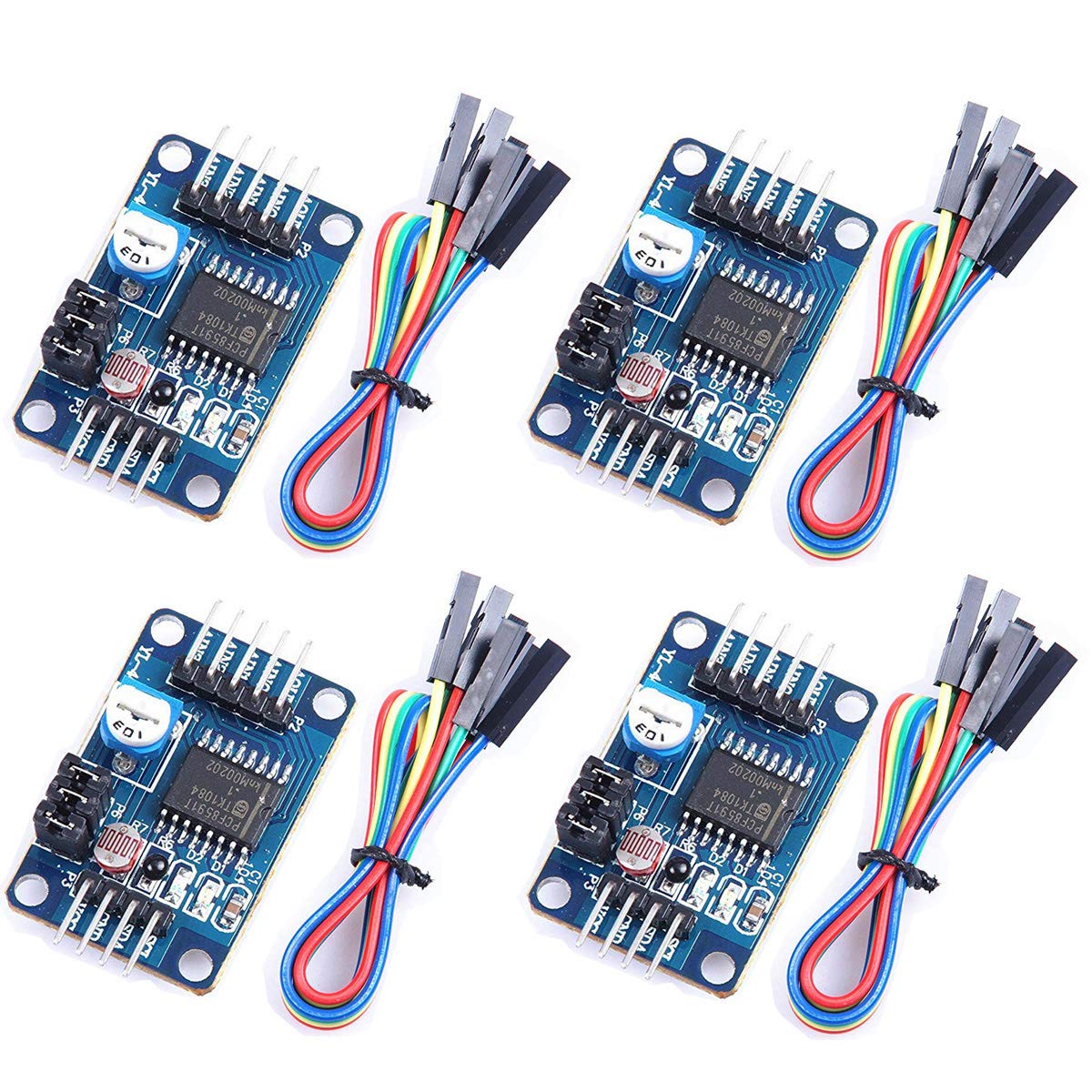 Youmile 4PACK PCF8591 AD/DA-Konverter-Modul Analog-Digital-Konverter-Modul Digital-Analog-Konverter Für Arduino Raspberry Pi von Youmile