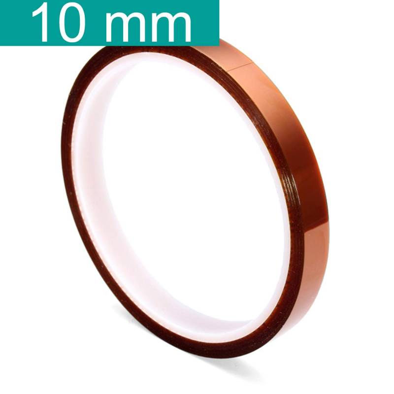 Youmile 5 Größe 5mm 10mm 20mm 30mm 50mm 30m / 100ft BGA Hochtemperatur-Film Hitzebeständiges Polyimid-Kapton-Band Gold, das klebrig ist von Youmile