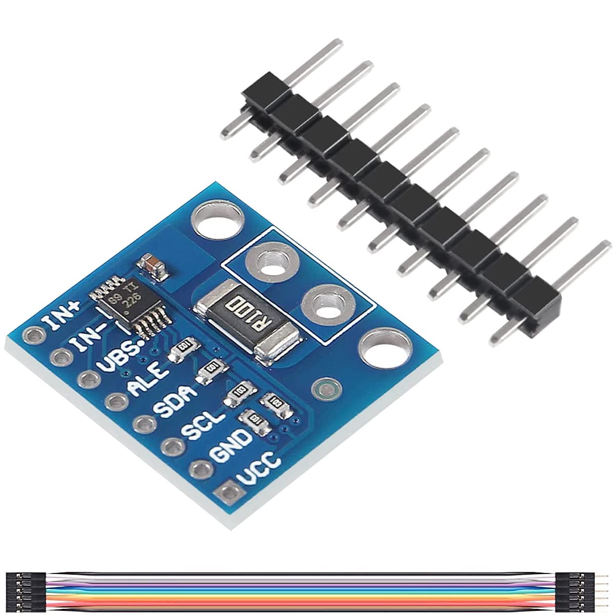 Youmile INA226 IIC I2C Interface Voltage Current Module Bidirektionales Voltage Current Power Alert Monitor Modul 36V 20A Stromsensormodul I2C IIC mit Dupont Kabel für Arduino von Youmile