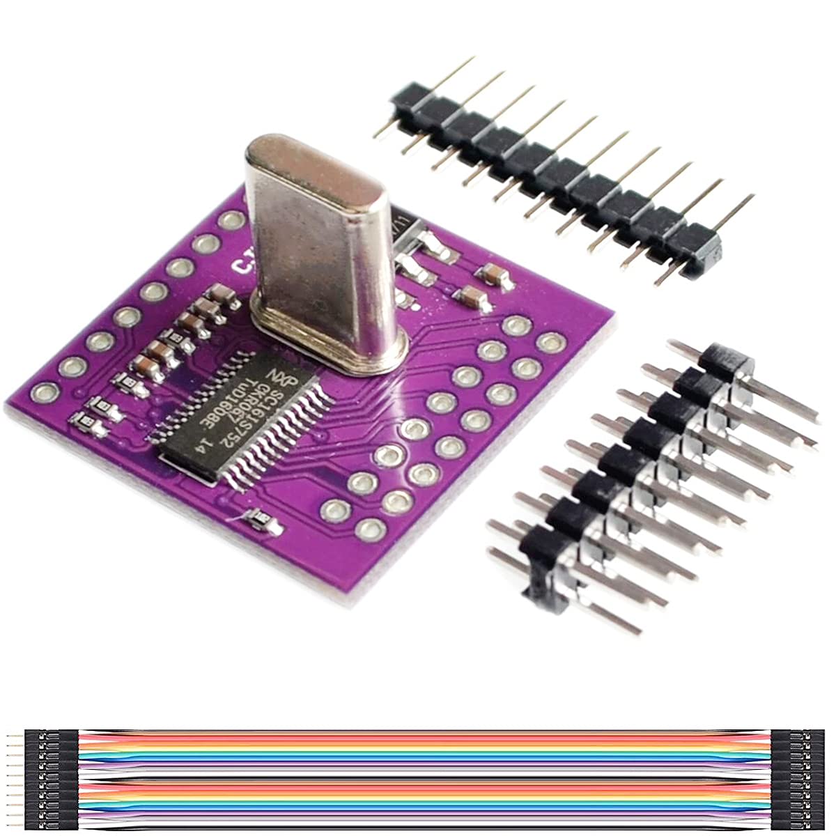 Youmile SC16IS752 I2C/SPI MCU-752 Busschnittstelle zu Zweikanal-UART-Konvertierungsmodul-Erweiterungsplatine mit Stiftleiste DuPont-Kabel von Youmile