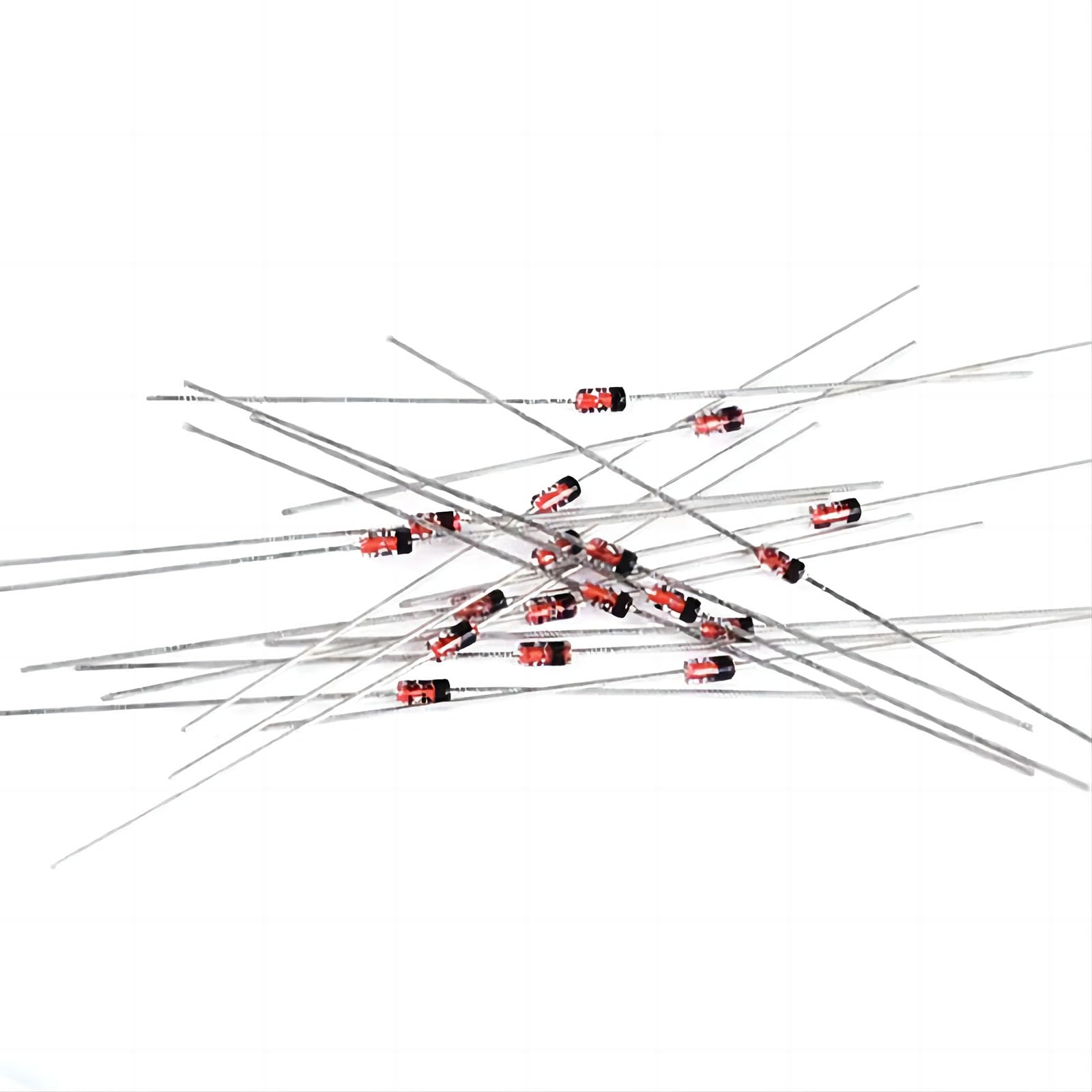 1000 Stück 1N4148 Schaltdioden 0,2 A 100 V High-Speed Axial Hohe Temperatur Löten Kleine Signal Schnelle Schaltdioden Elektronische Komponenten Set von Young Wolf