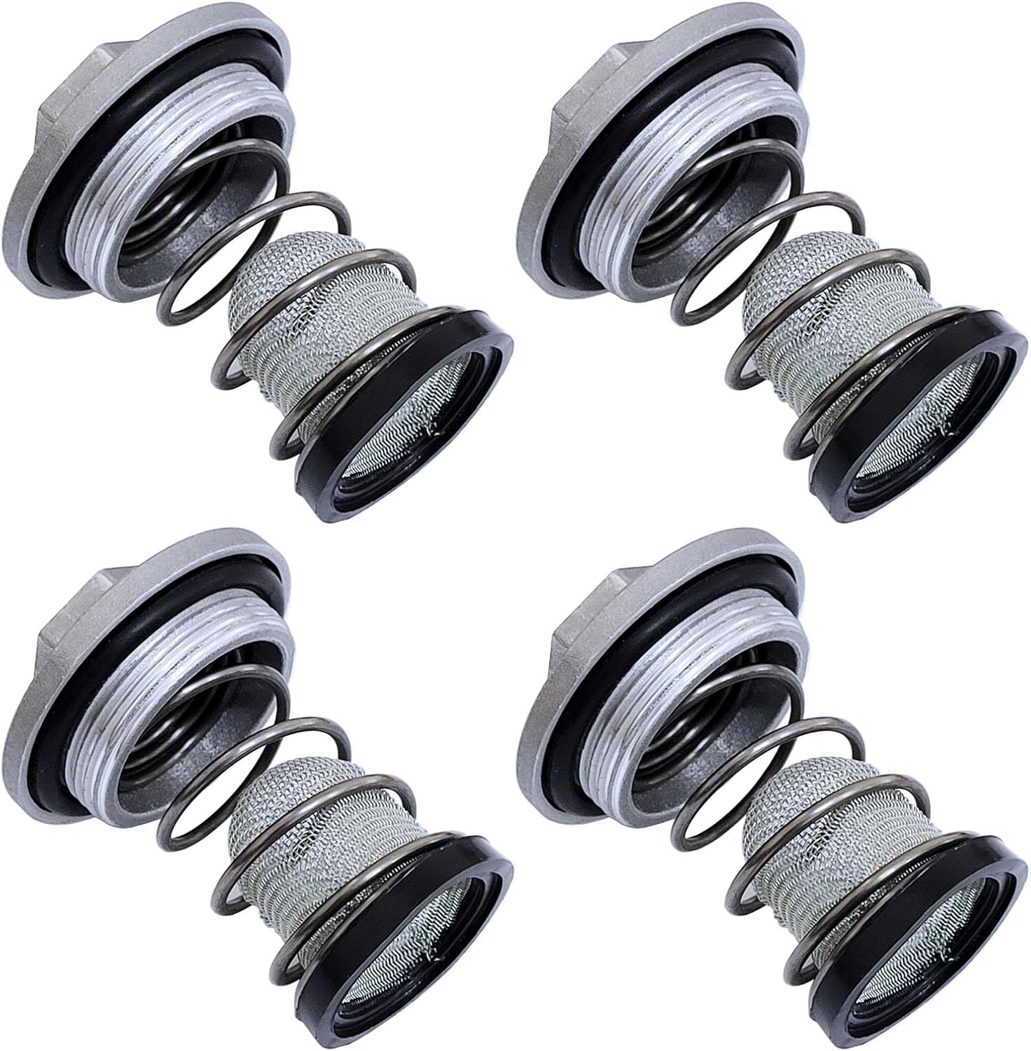 4 Sets Motorrad Roller Motor Ölablassschraube Fittings Kompatibel mit GY6 50cc-150cc ATV Go Kart Moped Ölablassschraube von Young Wolf