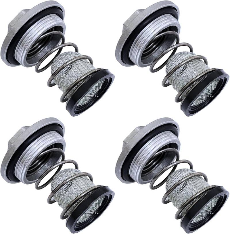 4 Sets Motorrad Roller Motor Ölablassschraube Fittings Kompatibel mit GY6 50cc-150cc ATV Go Kart Moped Ölablassschraube von Young Wolf