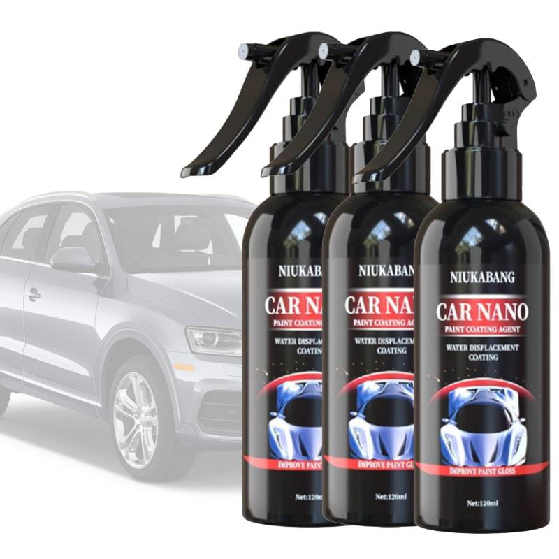 3 Stück Nano Reparaturspray Für Auto, 120ml Nano Auto Kratzerentfernungsspray,Autopolitur, Keramikversiegelung, Schutz Vor Korrosion,Auto Kratzer Reparatur Nano-Spray,Auto-Kratzer-Reparatur-Spray von Youngwier