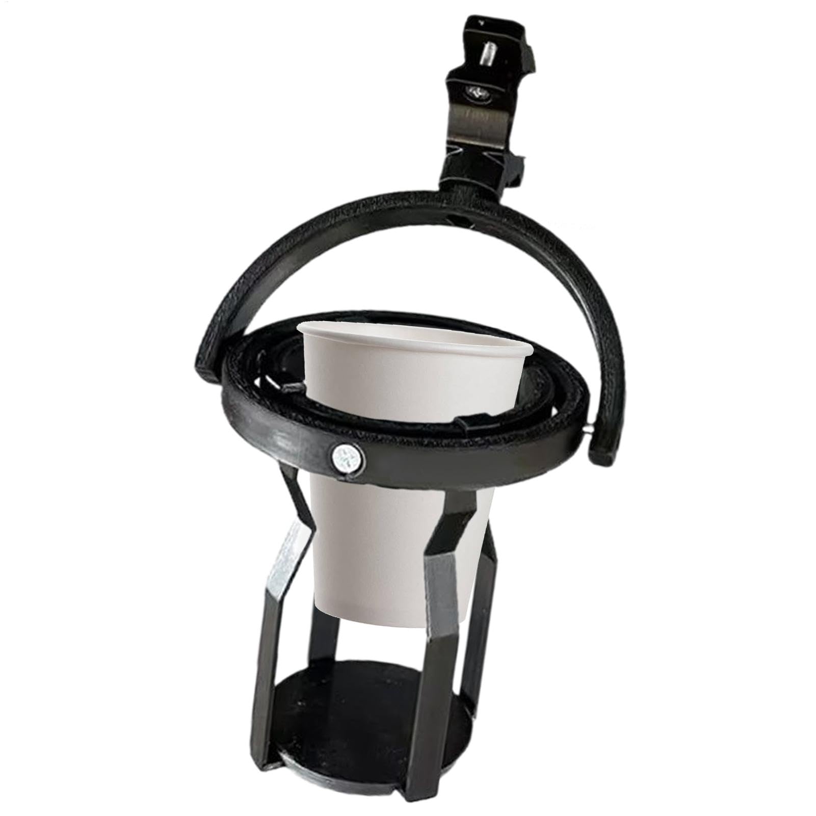 Gyroskopischer Getränkehalter,Gyro Cup Halter NO Spilt,Einstellbarer Clip Auf Hanging Cup Halter Auto Leveling Integral Rotatable Getränkkäfig Flaschenhalter Getränkehalter Für Motorrad Fahrrad Roller von Youngwier