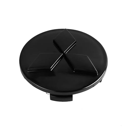 Auto Nabendeckel für Mitsubishi ASX 2010-2012, Felgenkappen Radnabenkappen Wasserdicht Staub Nabenkappen Radnabendeckel Radnabenabdeckung Auto Zubehör,Black2-60MM von Yourdou