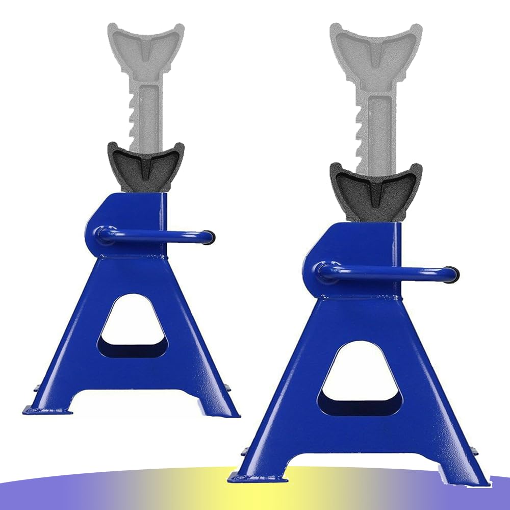 YouseaHome 3 Tonnen Unterstellböcke Auto PKW Achse Wagenheber Ständer Auto, Höhenverstellbar von 290 mm bis 430 mm, Stützböcke Wagenheber Ständer Modellwahl, 1 Paar von YouseaHome