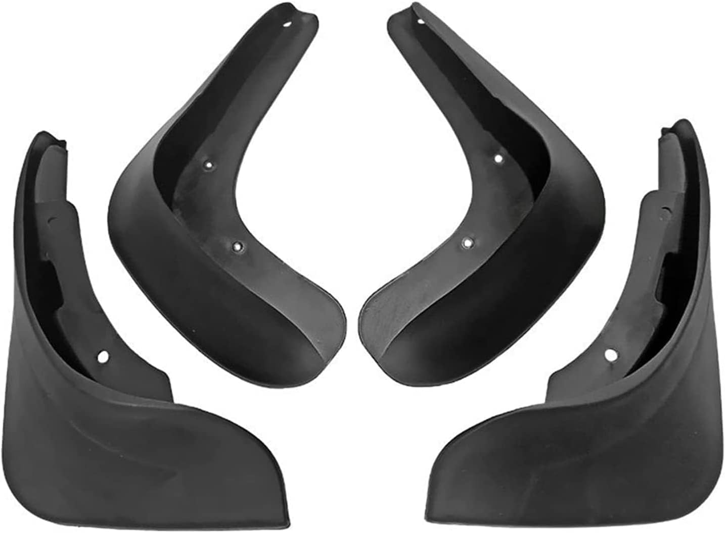 4-teiliges Set Schutzbleche für VW Polo 9N Mk4 2002 2003 2004 2005 2006 2007 2008 2009,Hartgummi Spritzschutz Kit, strapazierfähig ideal für Allwetterschutz von Yrrltsy