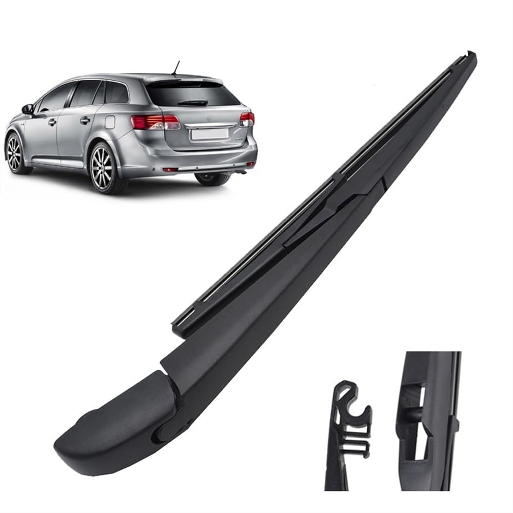 Passend für Toyota Avensis T270 2009–2019 – 30,5 cm (12 Zoll) Heckwischerblatt und Arm - Scheibenwischerset für gute Übersichtlichkeit von Yrrltsy