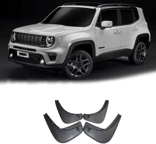 Schmutzfänger für Jeep Renegade 2014–2023 Fahrzeuge, Premium-Schutz für Vorder- und Hinterrad, Spritzschutz-Set, 1 Paar, langlebiges und verschleißfestes Design von Yrrltsy