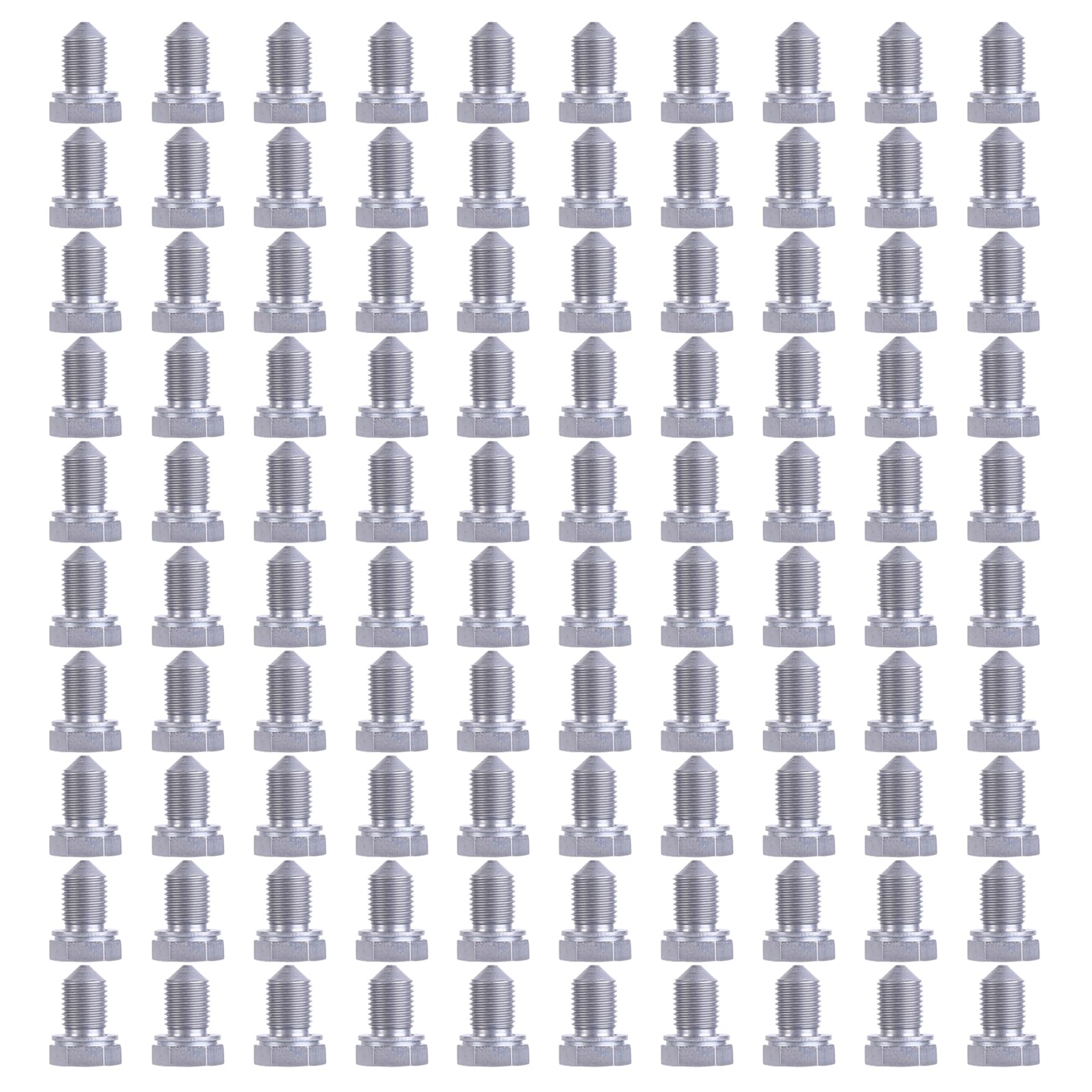 Ysimee 100 Stück Motorölwannen-Ablassschraube, Bolzen, Schraube, kompatibel mit V-W A-UDI Seat Skoda, ersetzt N90813201 N90813202 Oelablassschraube mit Dichtring,Kit mit Unterlegscheibe Gewinde von Ysimee