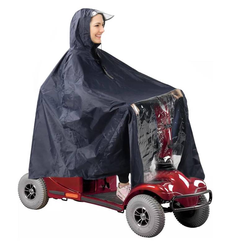 Regenponcho für Elektrofahrzeuge, Regenschutz für Mobility Scooter,Regenponcho Regenmantel Universal Winddicht,Rollstuhl-Regenmantel mit Kapuze,Umhang für Outdoor-Aktivitäten von Ysislybin