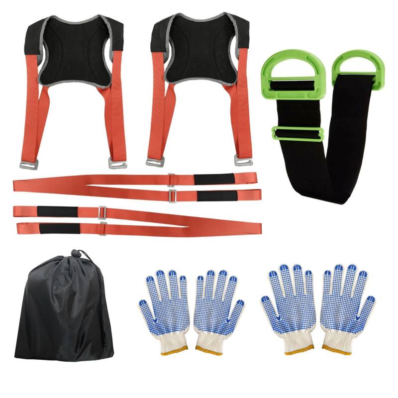 Tragegurte Umzug Kit, Möbel tragegurte für umzug,Multifunktionaler Hebegurt, Mobelgurt für 2 Personen,Tragegurt Klavier,Hebegurte für Waschmaschine,Shoulder und Arm Kreuztragegurt Möbel von Ysislybin