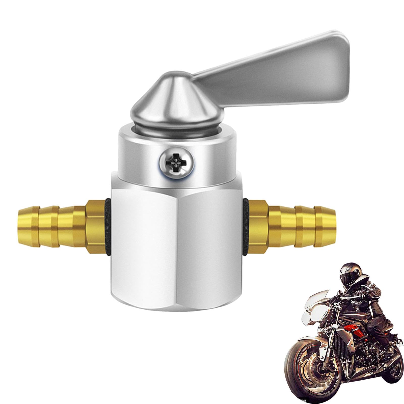 Premium Petrol Valve Tap | High-Quality Aluminum Alloy Petcock Valve Button for ATV Use | Leak-Proof Design for Efficient Control and Performance von Ysvnlmjy