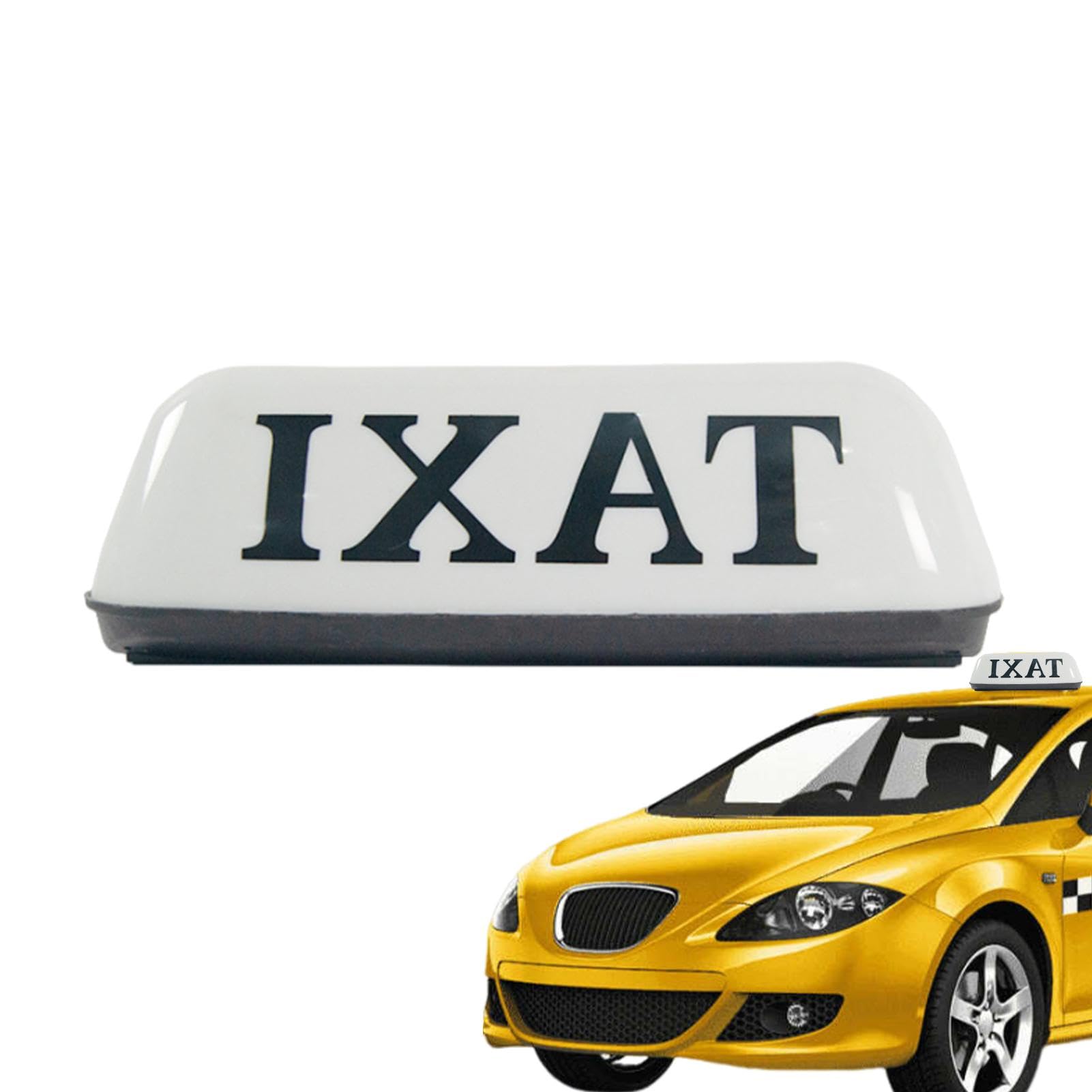 Taxi-Licht für Auto – Taxi-Leuchtschild, Taxi-Leuchtschild, Auto-Dachlampenschild, helles Taxi-Licht, sichtbare 12-V-Auto-Dachlampe für sichere Fahrten von Ysvnlmjy