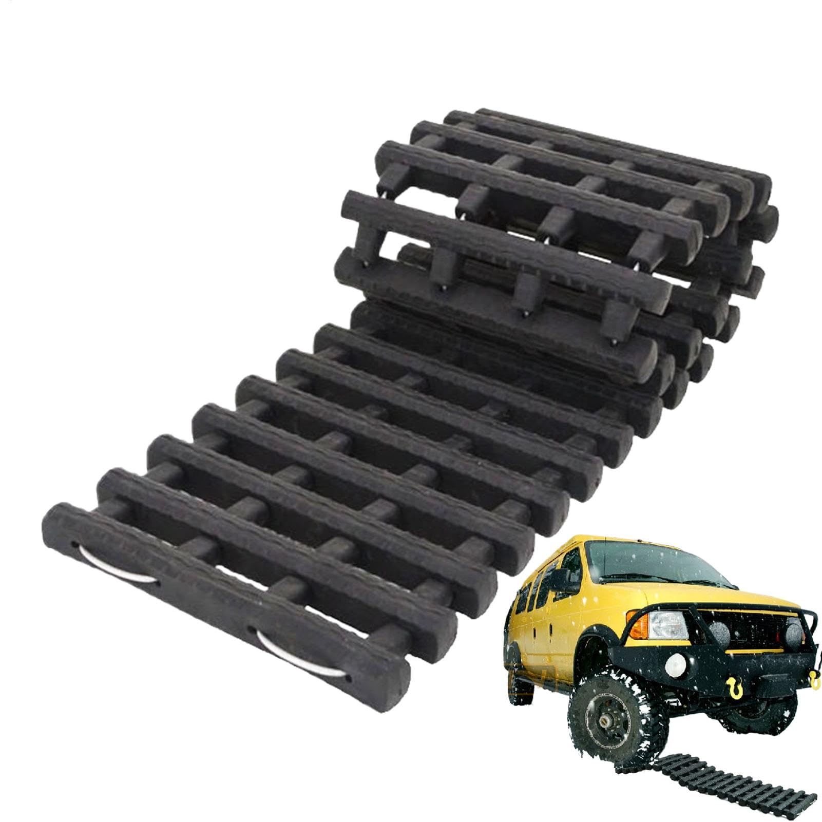 Traction Mat Snow, Portable Traction Mat, Tire Tractions Mats, Load Bearing Mats, Large Traction Mats for Tire Stability In Snow, Ice, Mud, and Sand for Cars and Trucks In Tough Conditions von Ysvnlmjy