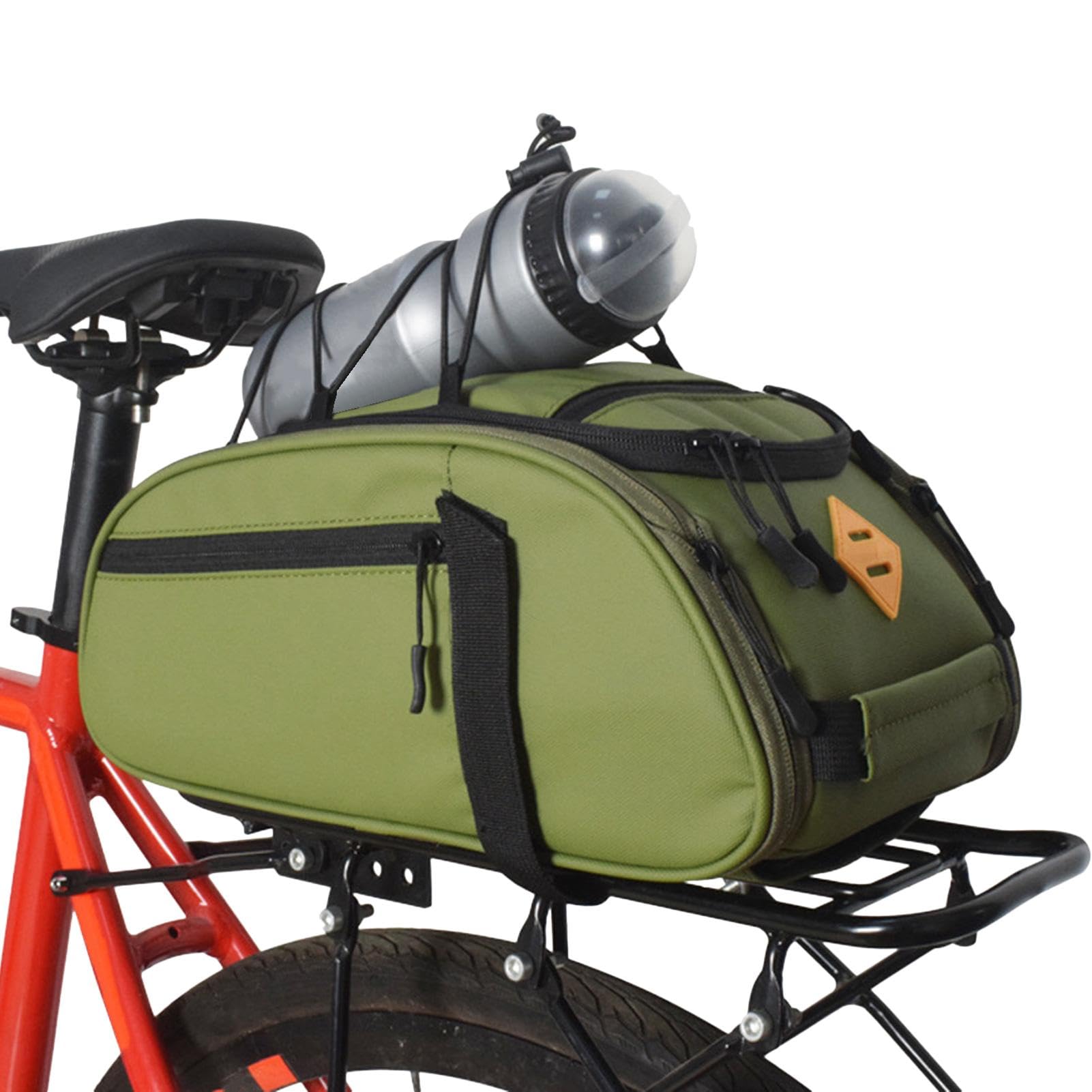 Ysvnlmjy 9L Waterproof Rear Cycle Rack Bag – Pannier Storage Solution for Bikes | Ideal Backseat Luggage Saddle for Tools, Phone, and Keys | Practical and Stylish Cycle Rack Bag for Every Ride von Ysvnlmjy