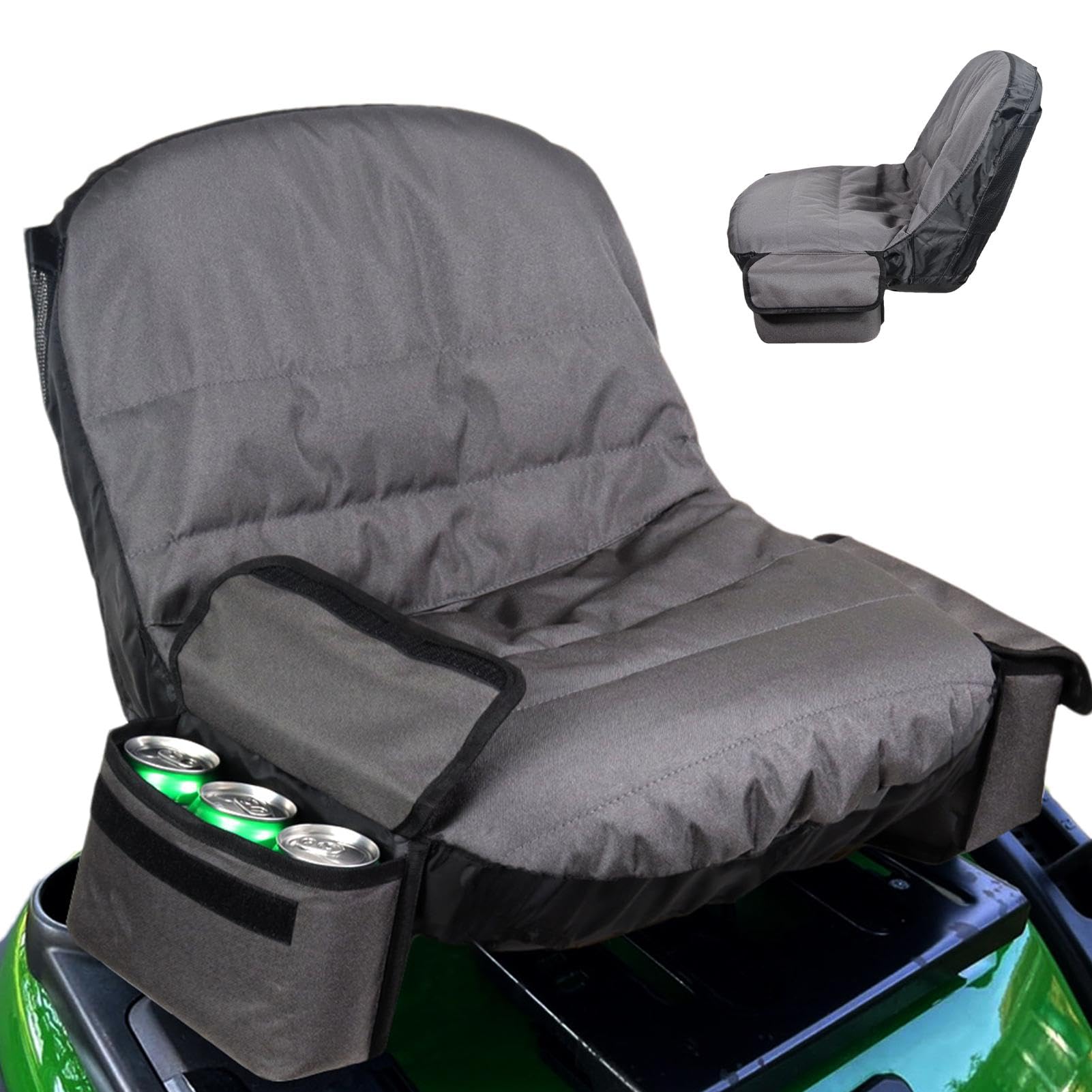 Ysvnlmjy Rasentraktor-Sitzpolster | Sitzbezug für Aufsitzmäher | Rasentraktor-Sitzschutz | Komfort und Schutz Ihres Rasenmäher- oder Traktorsitzes mit Konzipiert für den Außenbereich ohne Armlehne, von Ysvnlmjy