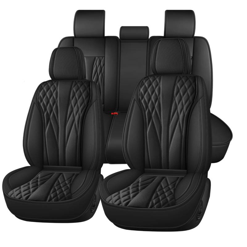 YuEany Autositzbezüge Universal Fit für MG HS Marvel R MG4 MG5 ZS ZS EV Atmungsaktives PU Leder Schutz Set von YuEany