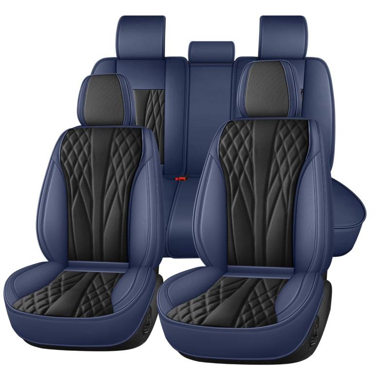 YuEany Autositzbezüge Universal Fit für Volvo S80/S90/V90 Atmungsaktives PU Leder Schutz Set von YuEany