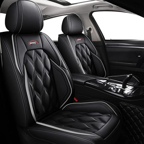 YuEany Autositzbezüge Universal passend für Audi alle Modelle A1 A3 A4 A5 A6 A7 A8 A4L A6L Q2 Q3 Q5 Q7 Schutz Komplettset Sitzbezüge von YuEany