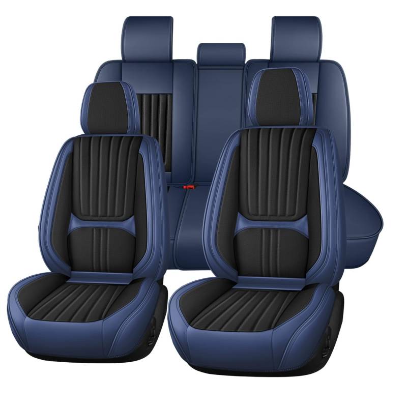 YuEany Autositzbezüge Universal passend für Dodge-Caliber/Dodge-Caravan/Dodge-Nitro Nappaleder Schutz-Set von YuEany