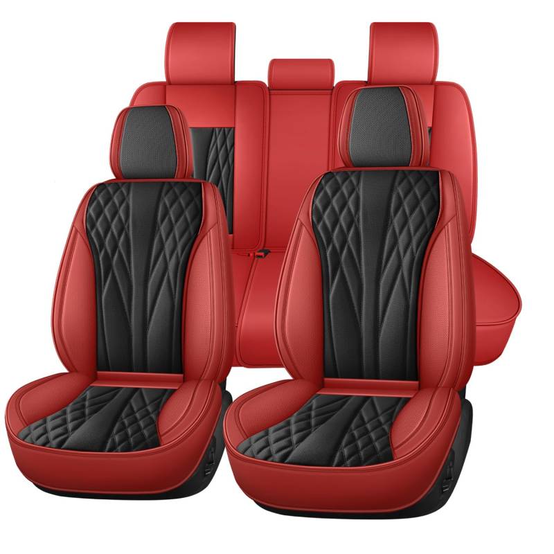 YuEany Autositzbezüge Universal passend für Jeep Wrangler Sahara Wrangler Jk Unlimited Wrangler Unlimited Wrangler Jlu Nappaleder Schutz Set von YuEany