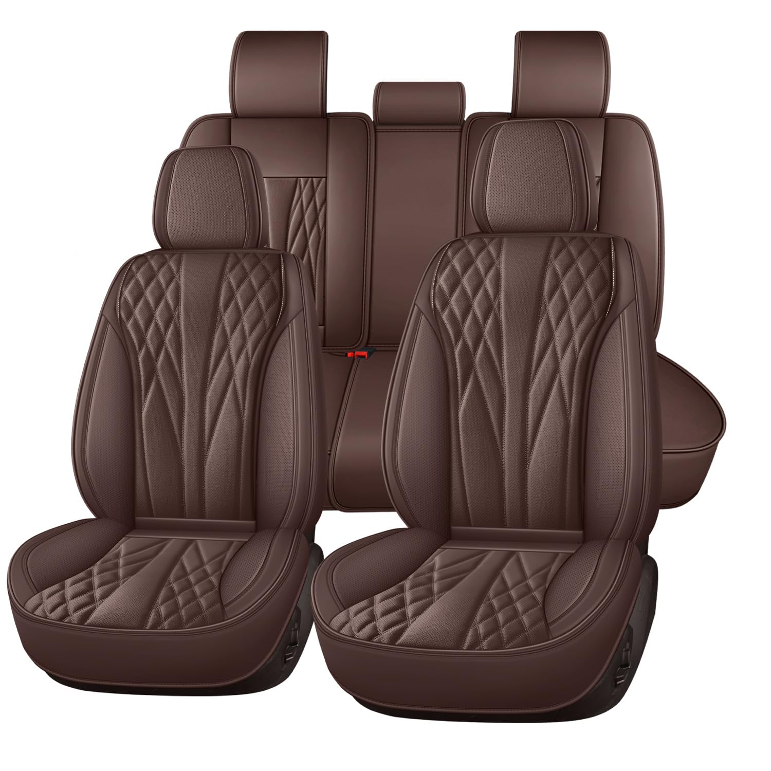 YuEany Autositzbezüge Universal passend für Opel Vectra C Zafira B C Atmungsaktiv PU Leder Schutz Set von YuEany