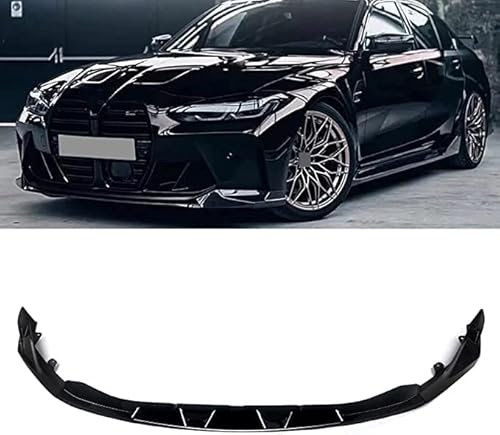 Auto Frontspoiler Lippe für BMW G80 M3 G82 G83 M4 2021 2022 2023,Lippen Flügel Antikollisionsschutz Exterieur Zubehör,B-glossyblack von YuZong