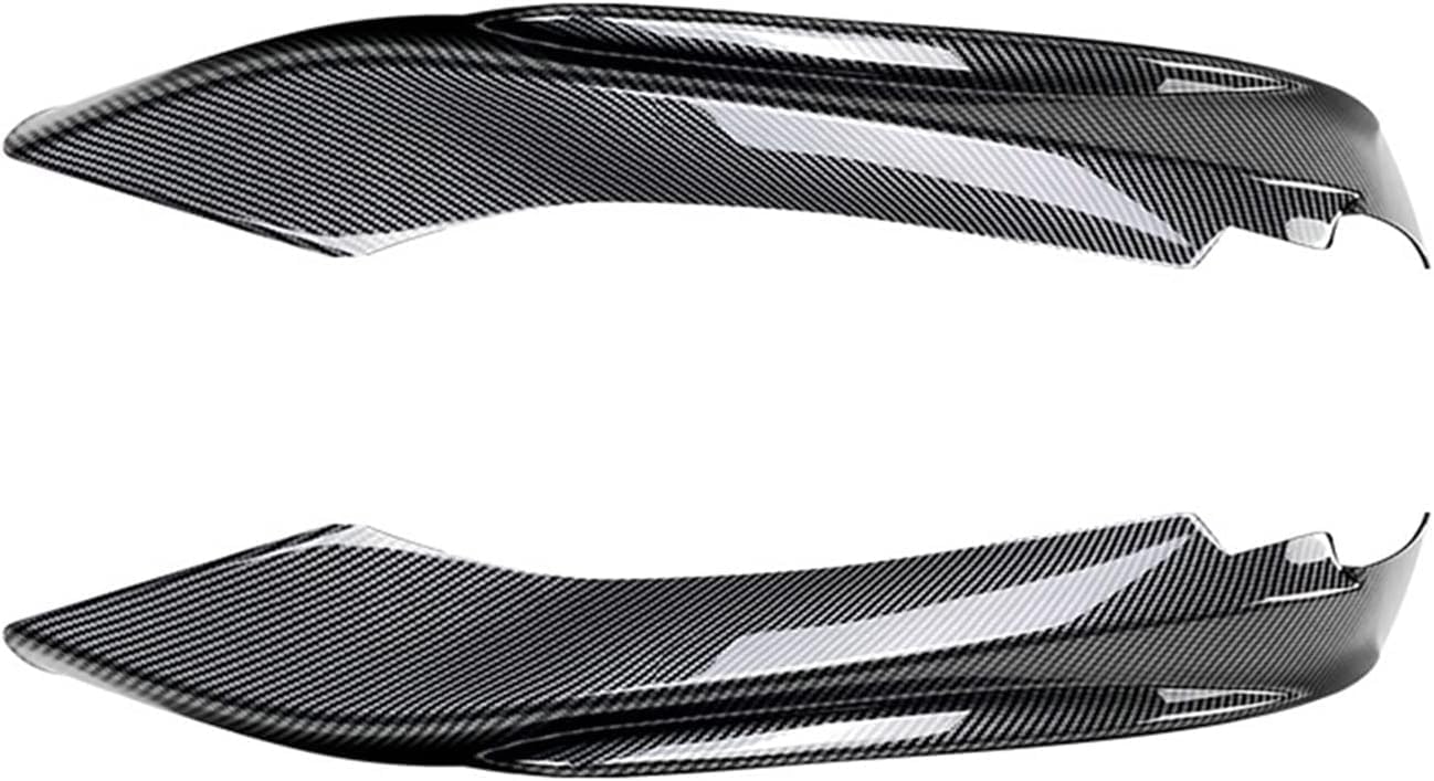 YuZong Auto Frontlippe Frontspoiler für BMW F32 F33 F36 4 Series 2014-2020 M-Sport M-Tech,Front Stoßstange Splitter Canard Diffusor Body Kit,A-Carbon Fiber Look von YuZong