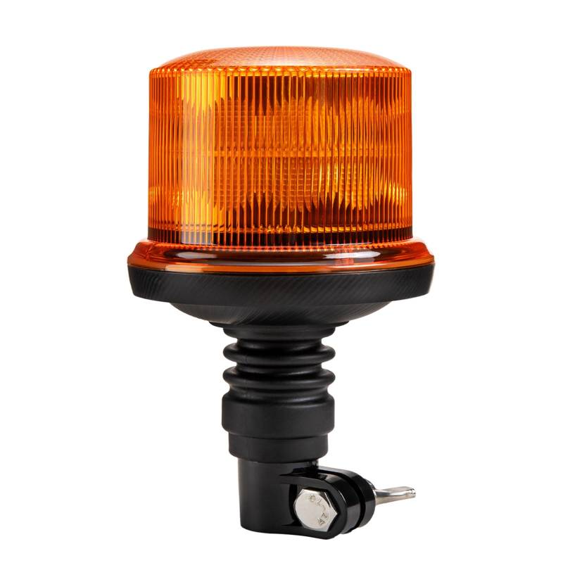 Yuanjoy LED Rundumleuchte,20W Auto Warnleuchte,Orange Rundumleuchte 4 Blitzmuster und 3 rotierende Muster+1 Kreuzfahrt 12V-24V DC IP67 für Anhäng von Yuanjoy