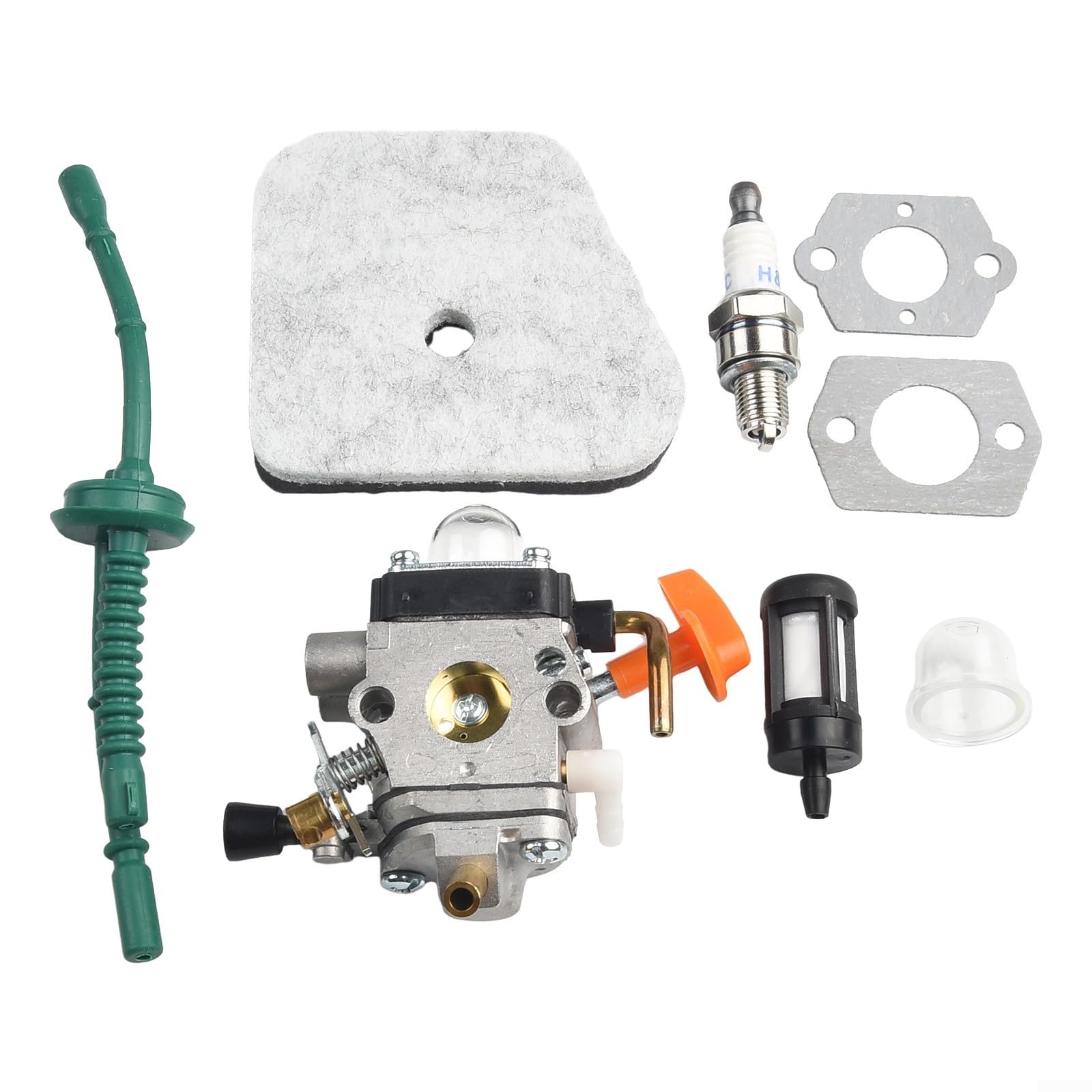 Vergaser-Set, kompatibel mit Zama C1Q-S174 C1Q-S173 C1Q-S176 für STIHL-FS90 FS110 FS130 FS110R KM130 HL100 HT100 FS100R Trimmer Ersatzteile von Yuanpgky