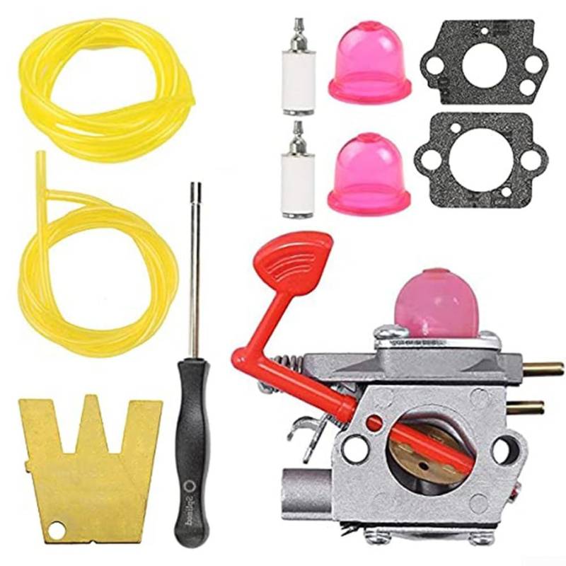 Yuanpgky Vergaser-Kit für WT-875, kompatibel mit Poulan-Pro BVM200C BVM200VS P200C GBV325 P325 Gebläse 25cc 210MPH Gasgebläse GBV325 MC200VS M325 M320 von Yuanpgky