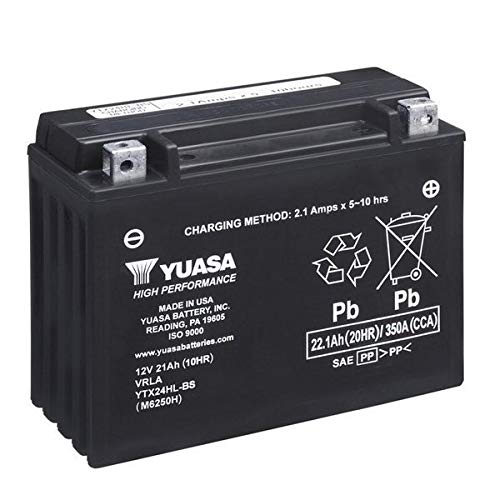 Accu MOTO YUASA YTX24HL-BS // 12V 21Ah von Yuasa