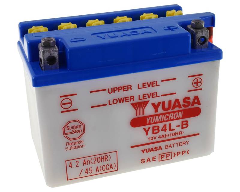 BATTERIE Yb4l-b L 121mm W 71mm H 93mm 12v 4ah von Yuasa