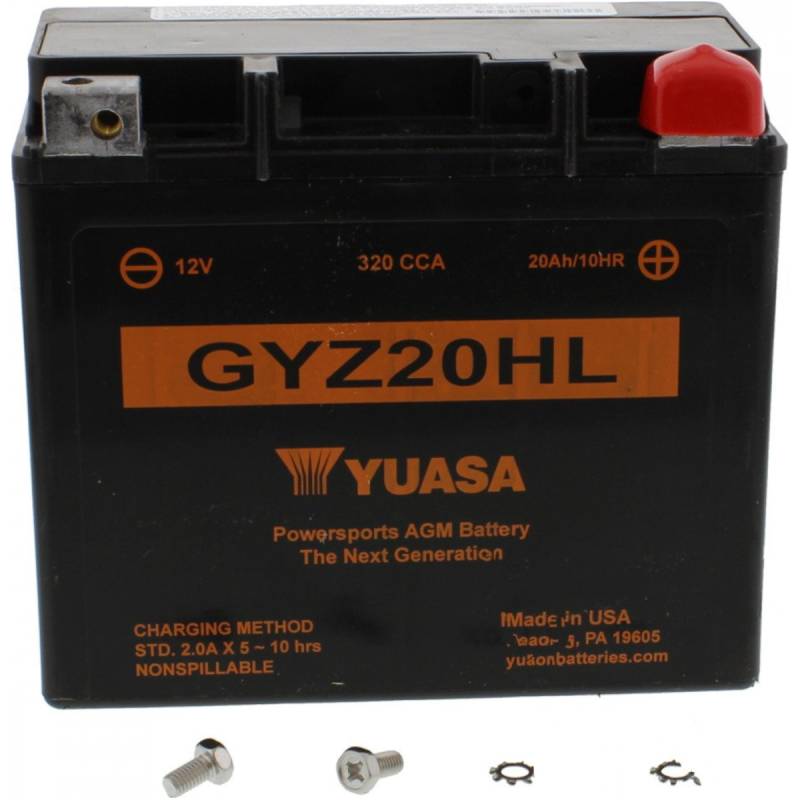 Motorradbatterie gyz20hl wet yuasa von Yuasa