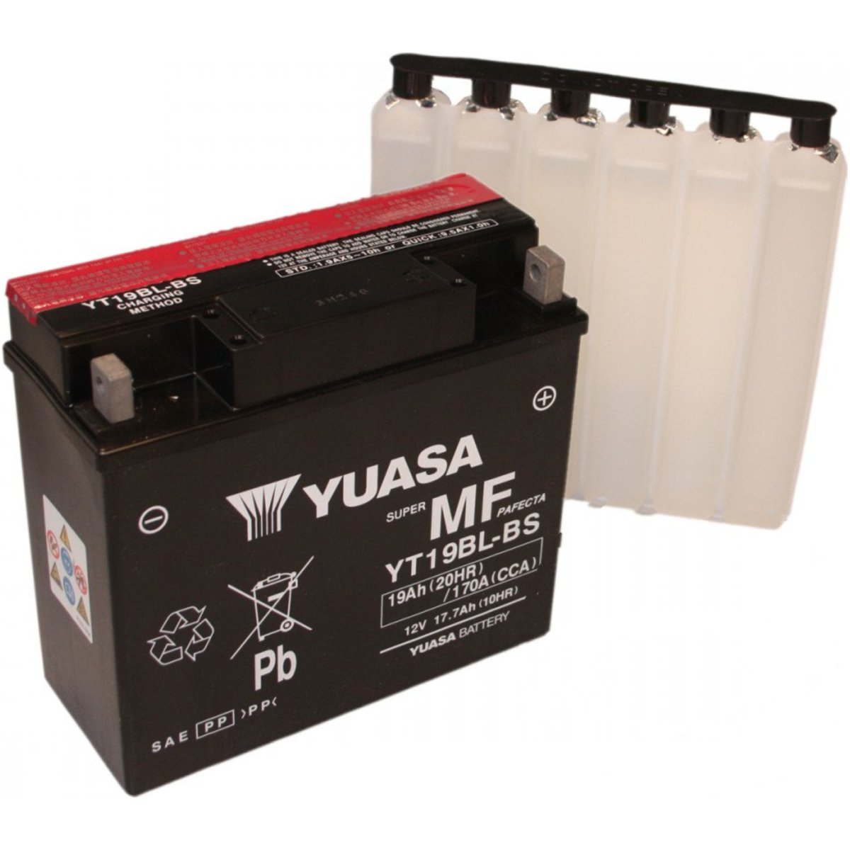 Motorradbatterie yt19bl-bs yuasa von Yuasa