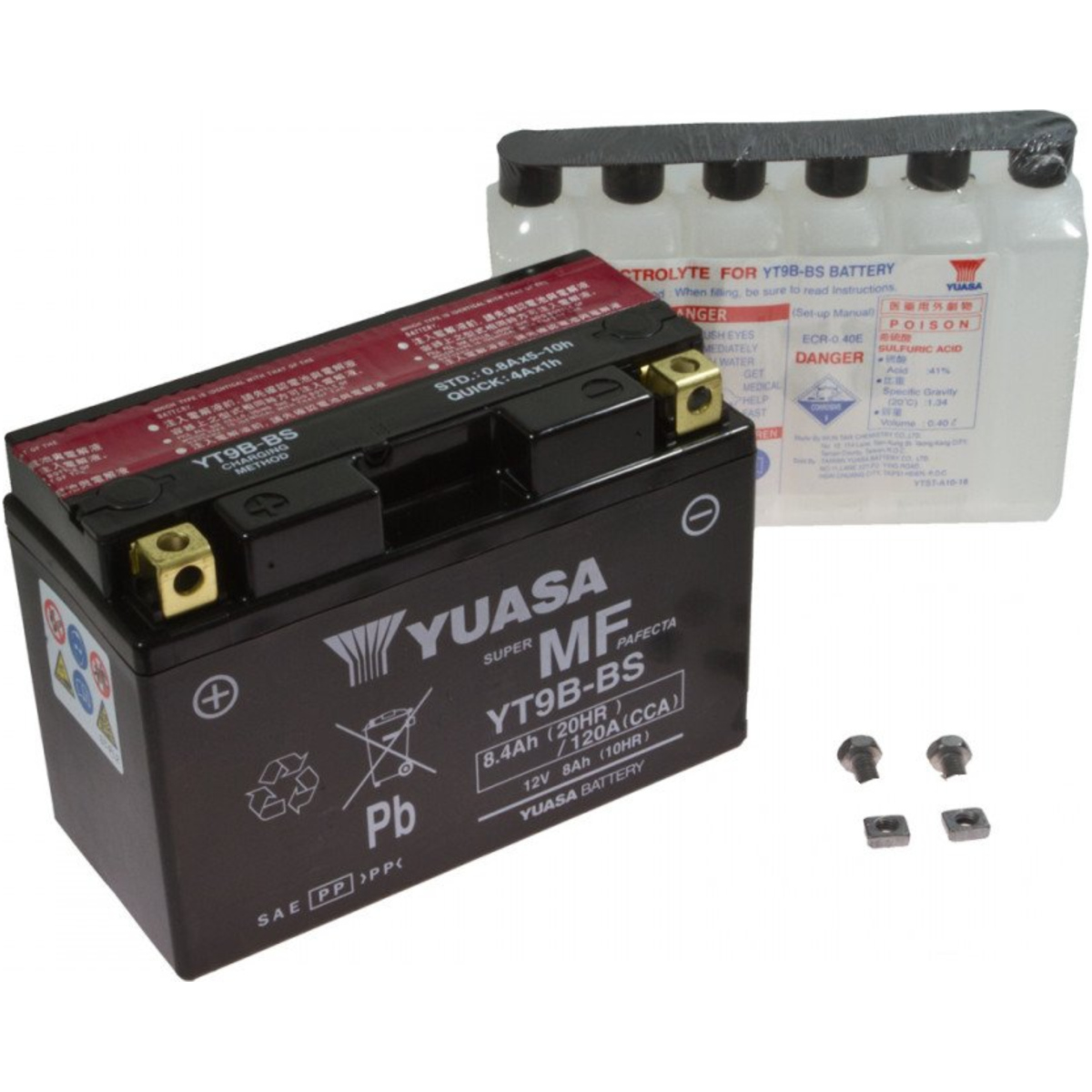 Motorradbatterie yt9b-bs yuasa von Yuasa