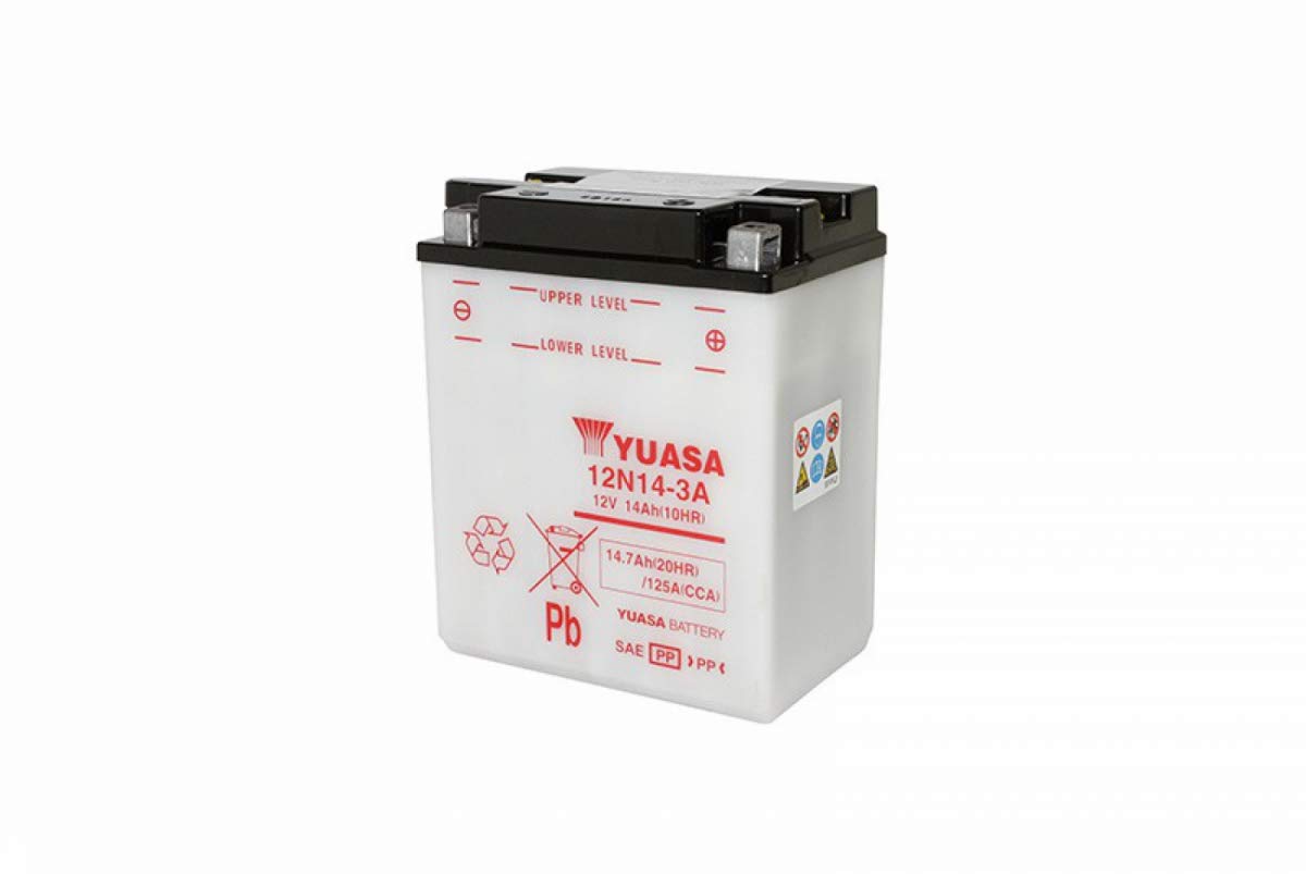 YUASA BATTERIE 12N14-3A offen ohne Saeure von Yuasa