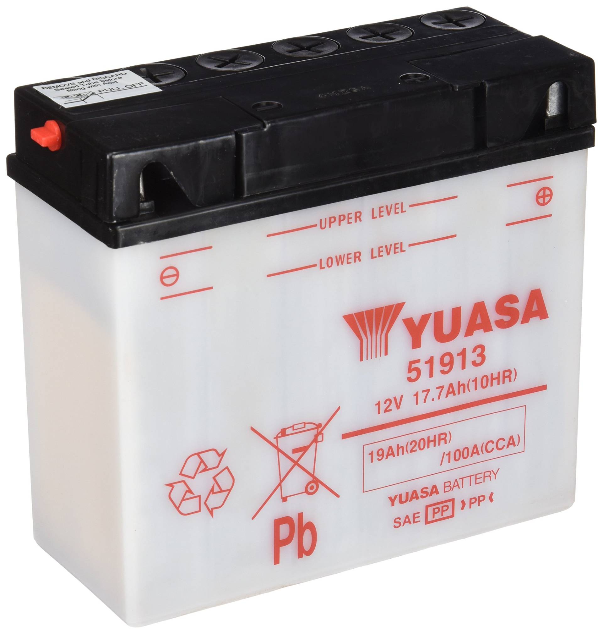 YUASA BATTERIE 51913 offen ohne Saeure von Yuasa