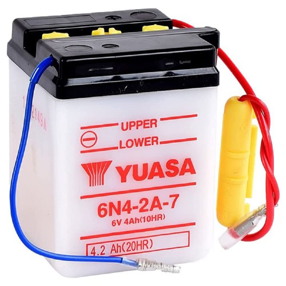 YUASA BATTERIE 6N4-2A-7 offen ohne Saeure von Yuasa