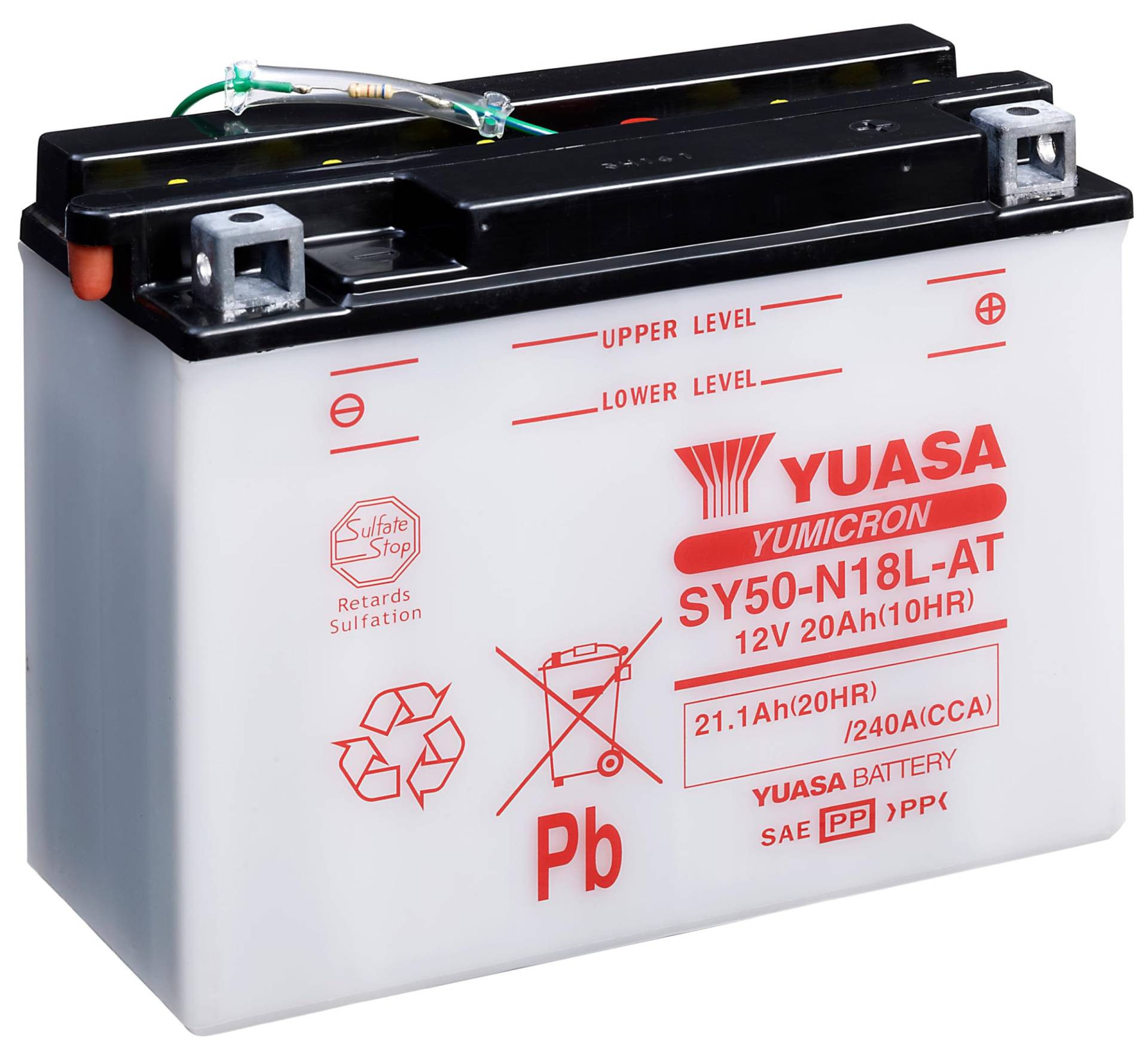 YUASA BATTERIE SY50-N18L-AT offen ohne Saeure von Yuasa