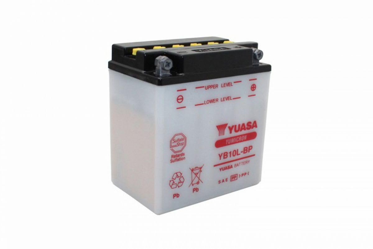 YUASA BATTERIE YB10L-BP offen ohne Saeure, 135 mm x 90 mm x 145 mm von Yuasa