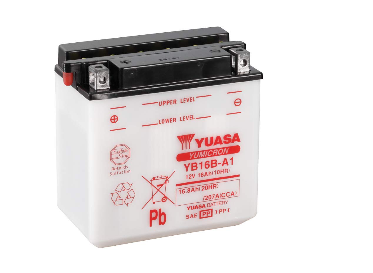 YUASA BATTERIE YB16B-A1 offen ohne Saeure von Yuasa