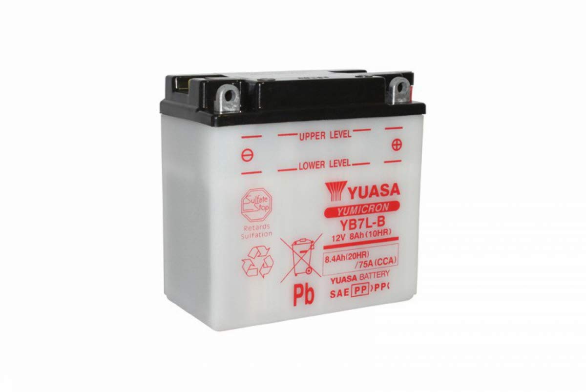 YUASA BATTERIE YB7L-B offen ohne Saeure von Yuasa