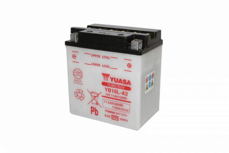 YUASA BATTERIE YB10L-A2 offen ohne Saeure von Yuasa