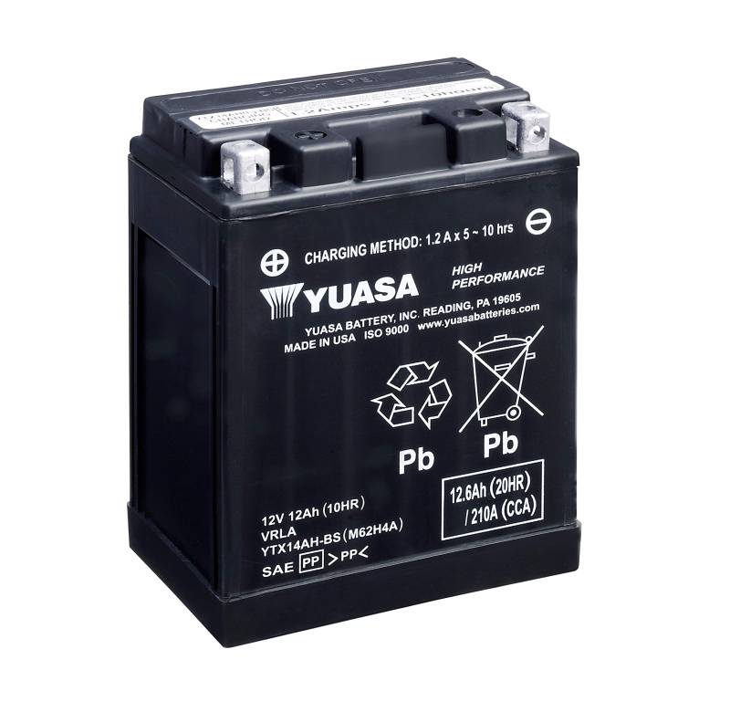 YUASA ytx14ah-bs (WC) Hohe Leistung wartungsfrei Akku von Yuasa